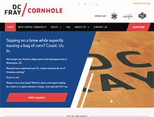 Tablet Screenshot of capcornhole.com